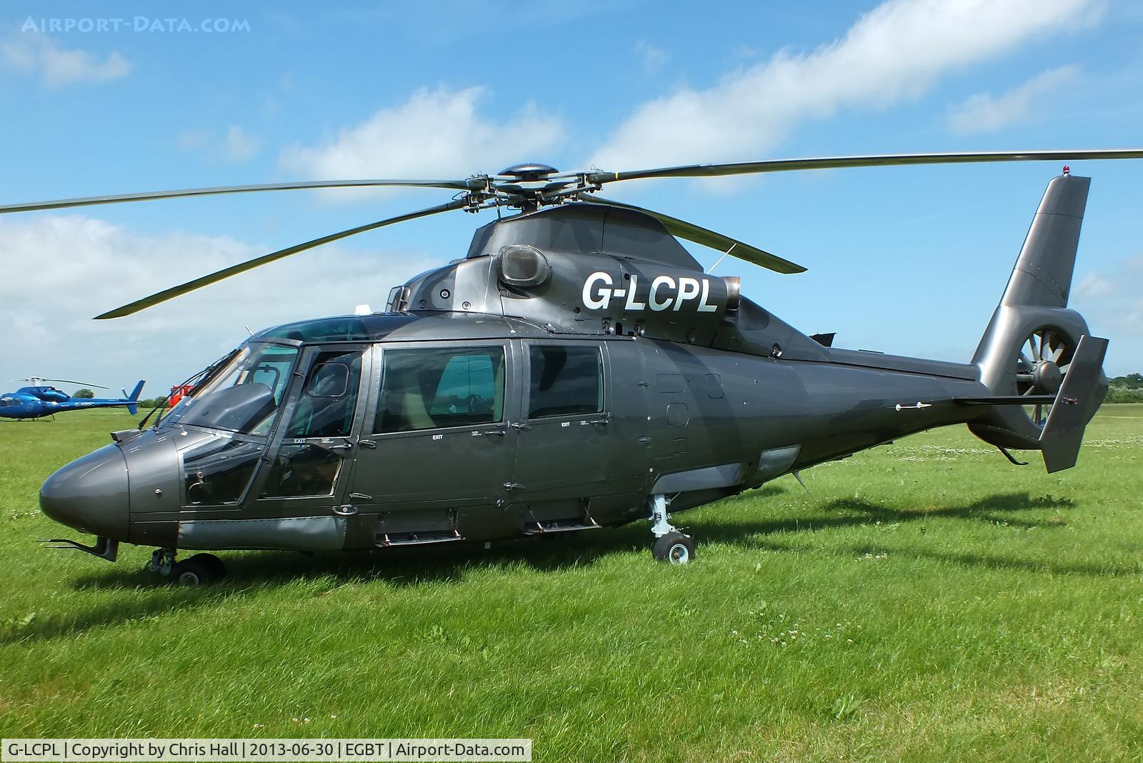 G-LCPL, 1991 Aerospatiale AS-365N-2 Dauphin C/N 6393, being used for ferrying race fans to the British F1 Grand Prix at Silverstone
