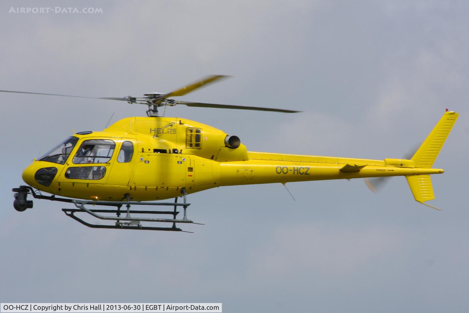 OO-HCZ, 2007 Eurocopter AS-355N Ecureuil 2 C/N 9611, TV camera ship for the British F1 Grand Prix at Silverstone