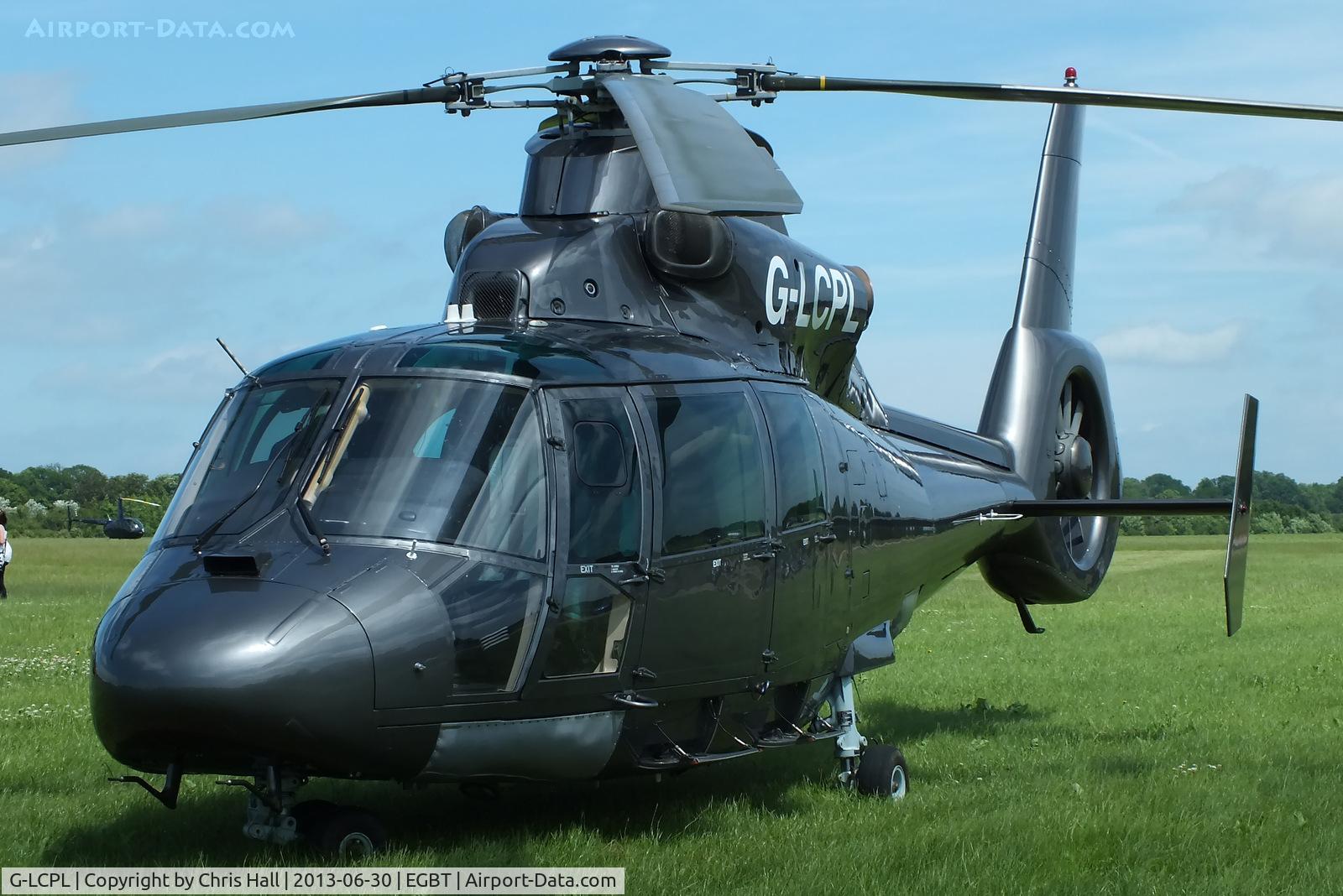 G-LCPL, 1991 Aerospatiale AS-365N-2 Dauphin C/N 6393, being used for ferrying race fans to the British F1 Grand Prix at Silverstone