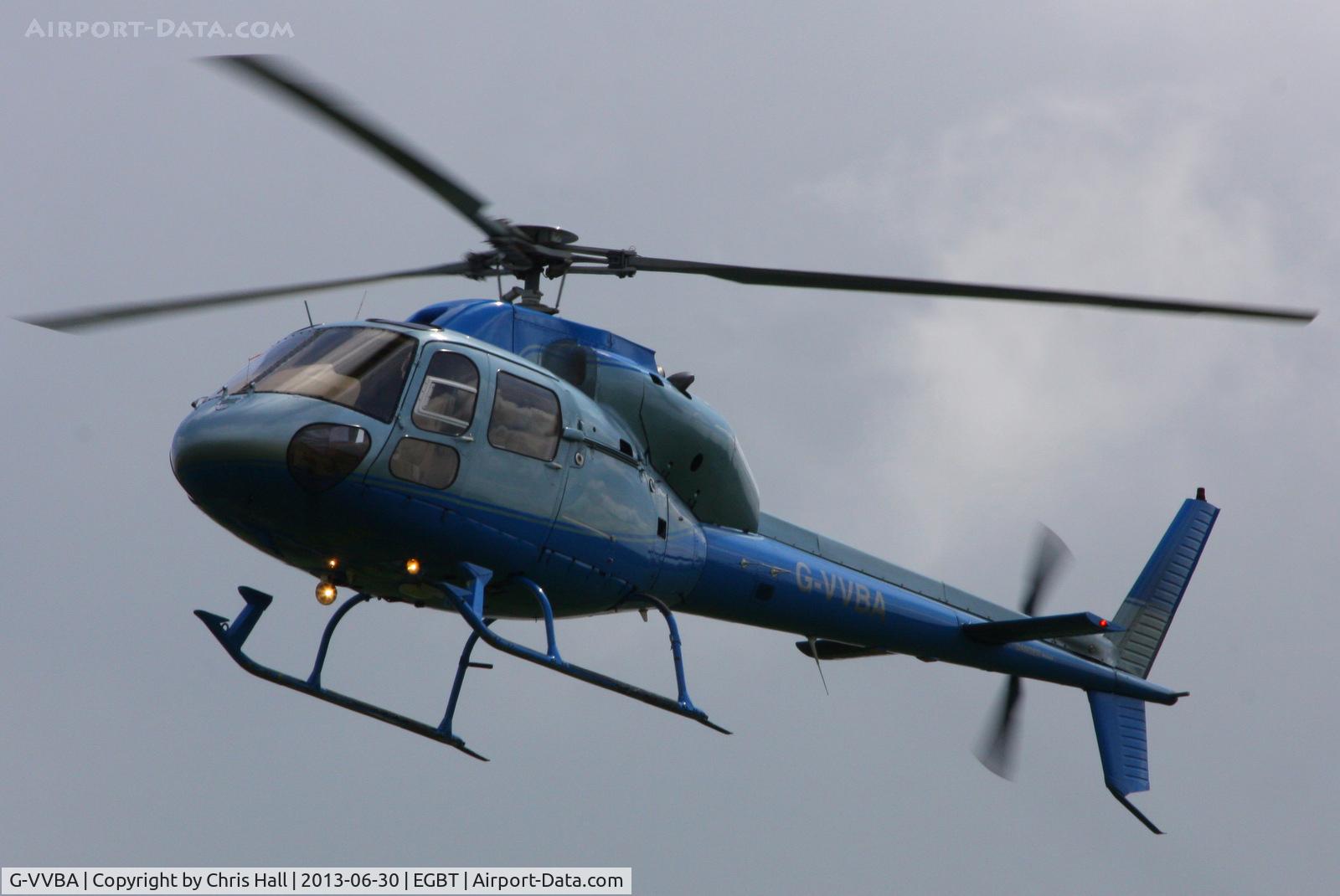 G-VVBA, 1991 Aerospatiale AS-355F-2 Ecureuil 2 C/N 5463, being used for ferrying race fans to the British F1 Grand Prix at Silverstone