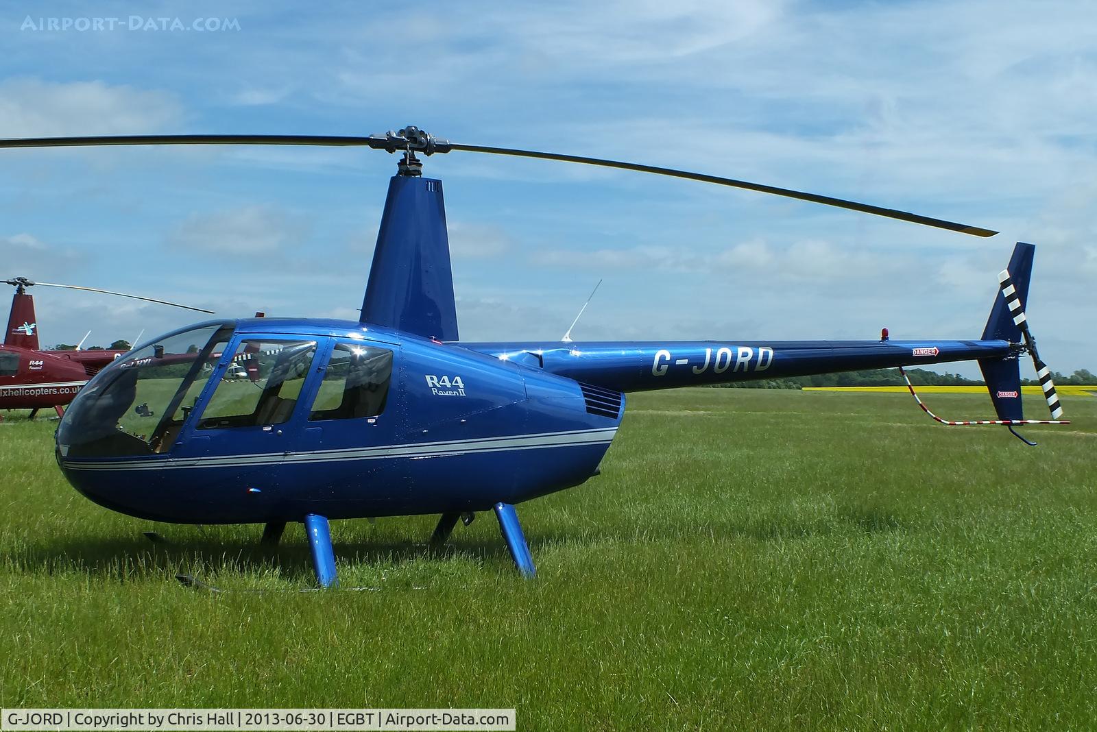 G-JORD, 2007 Robinson R44 II C/N 11725, being used for ferrying race fans to the British F1 Grand Prix at Silverstone