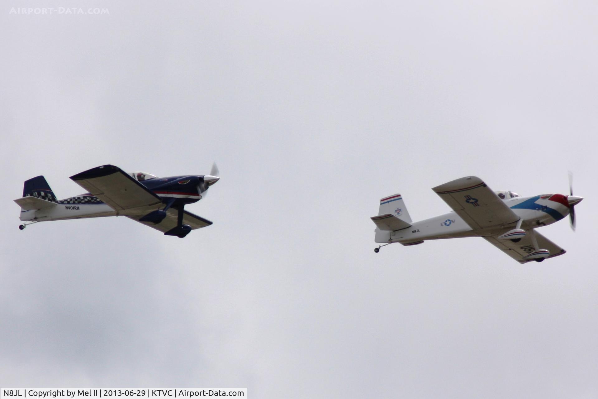 N8JL, 2001 Vans RV-8 C/N 81324, With N401RH Departing RWY 28
