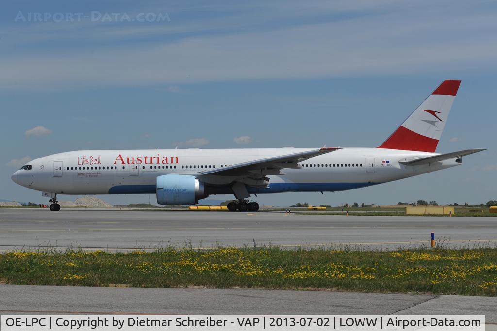 OE-LPC, 2002 Boeing 777-2Z9/ER C/N 29313, Austrian Airlines Boeing 777-200