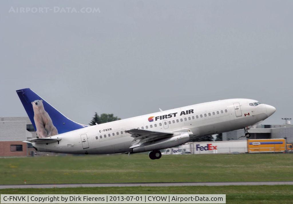 C-FNVK, 1984 Boeing 737-2R4C C/N 23130, After a short stopover.