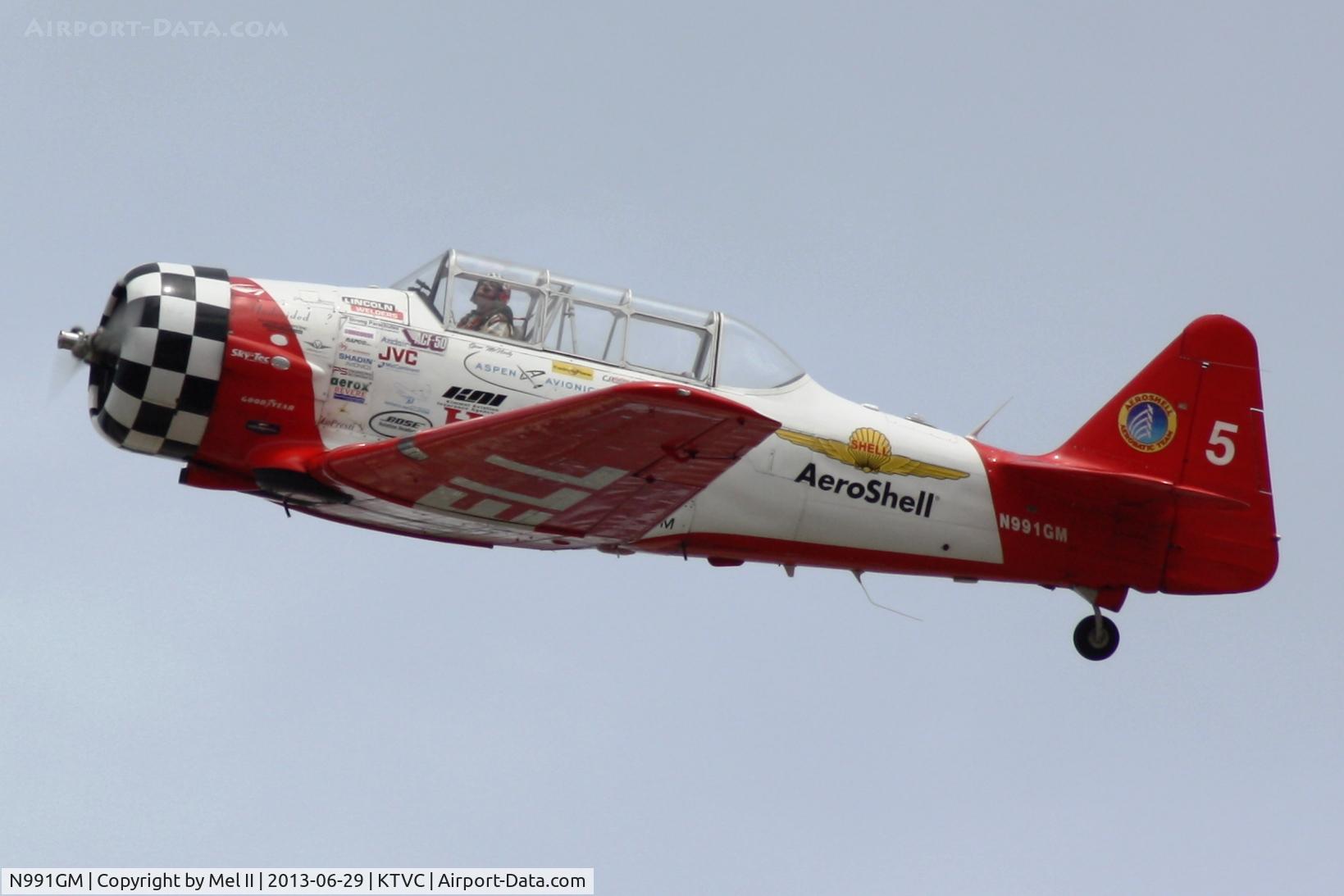 N991GM, 1941 North American AT-6C Texan C/N 88-17575, Overhead Approach For RWY 36
