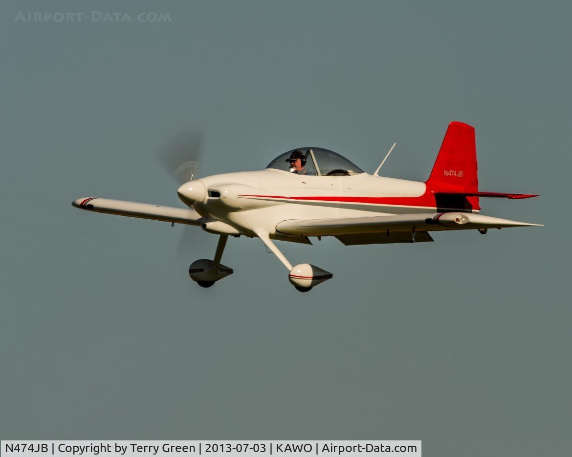 N474JB, 2005 Vans RV-4 C/N 3958, Landing 34 @ KAWO