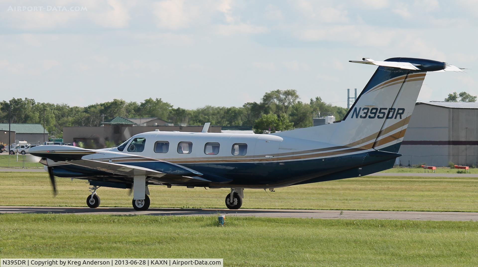 N395DR, 1981 Piper PA-42 Cheyenne III C/N 42-8001065, Piper PA-42 Cheyenne taxiing to runway 31 for departure.