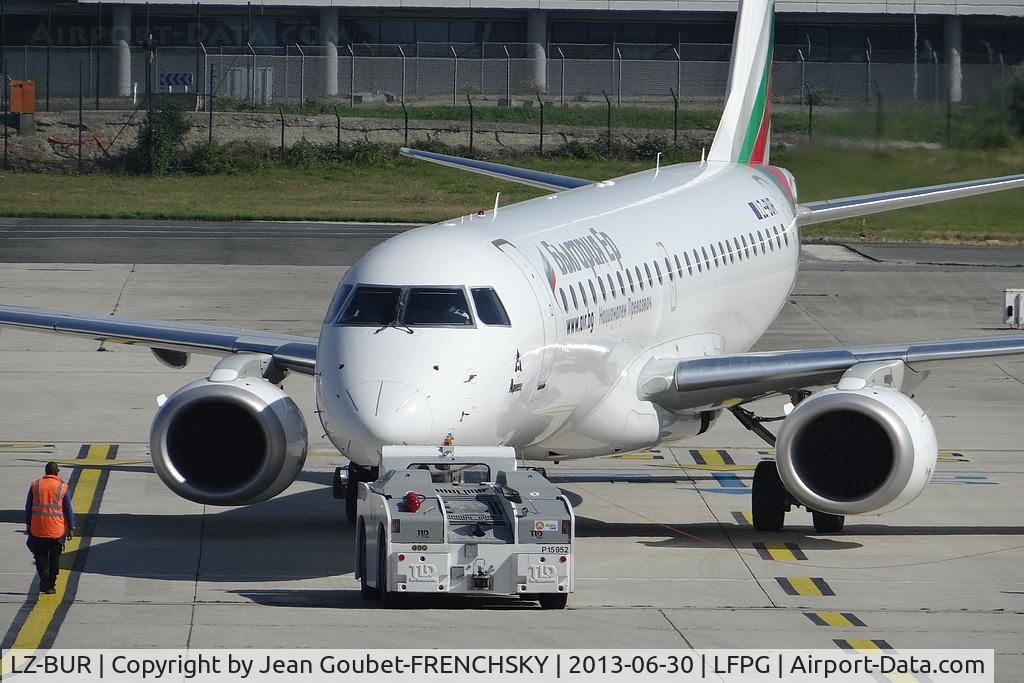 LZ-BUR, 2012 Embraer 190AR (ERJ-190-100IGW) C/N 19000551, push to Sofia