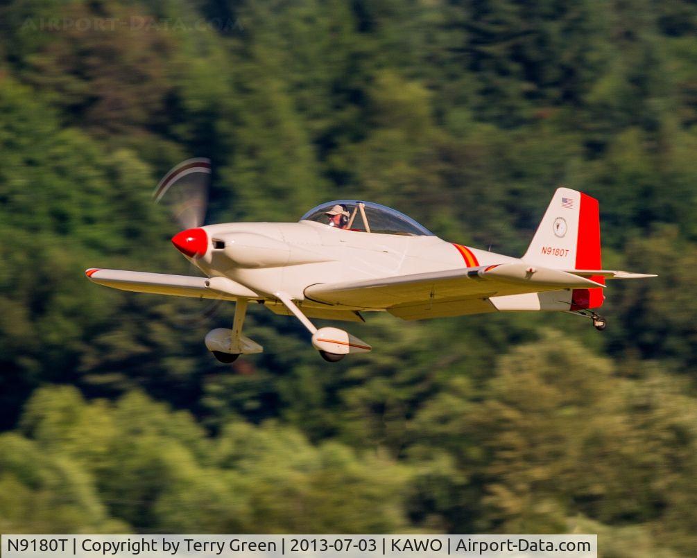 N9180T, 1996 Vans RV-4 C/N 3250, Landing 34 @ KAWO