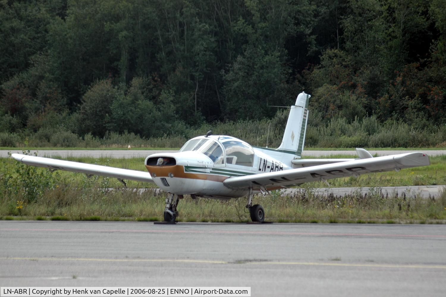 LN-ABR, Socata MS.894A Rallye Minerva 220 C/N 11977, Socata Rallye parked at Notudden airfield, Norway. Its propeller is missing.