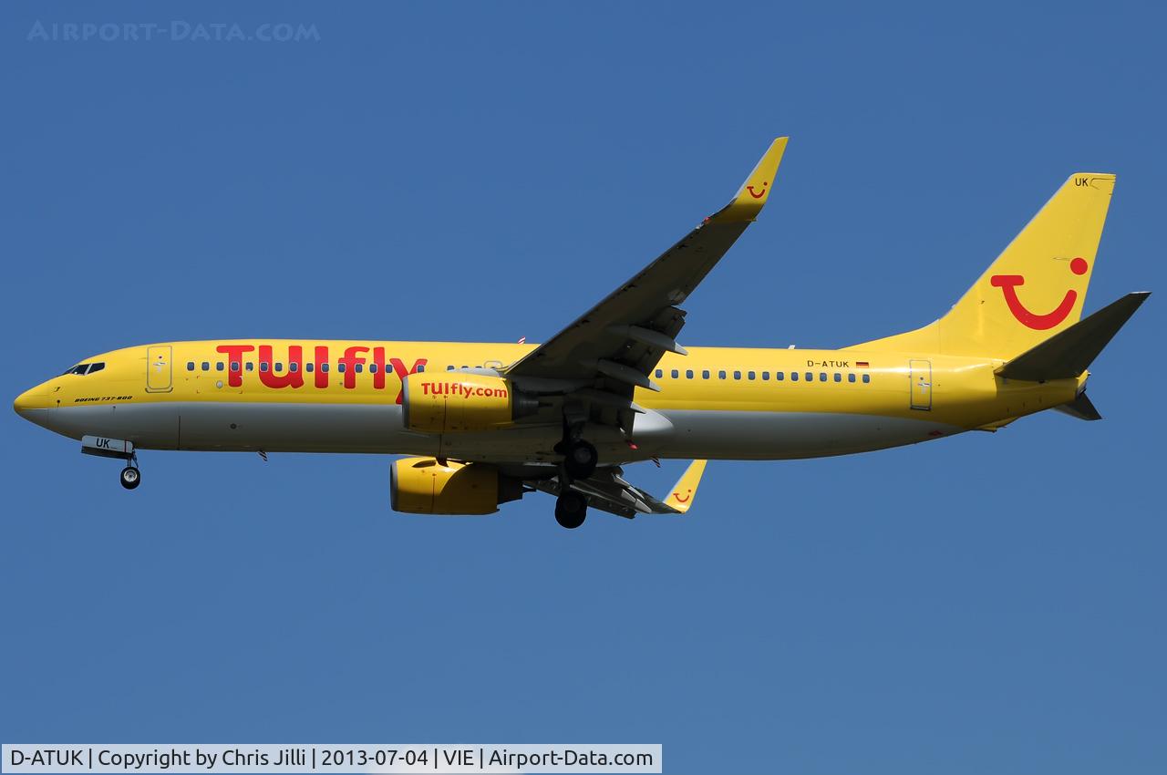 D-ATUK, 2011 Boeing 737-8K5 C/N 39094, TUIfly