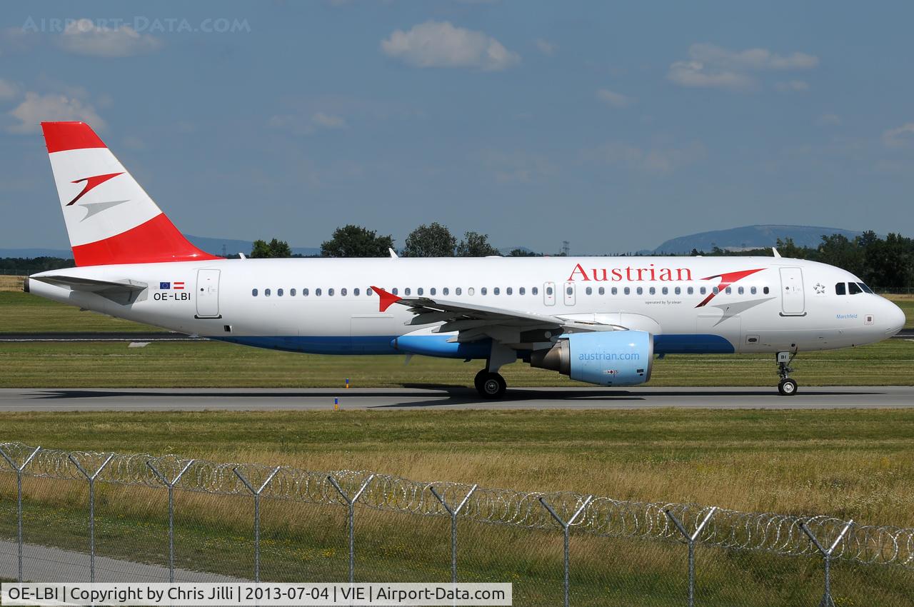 OE-LBI, 2003 Airbus A320-214 C/N 1937, Austrian Airlines