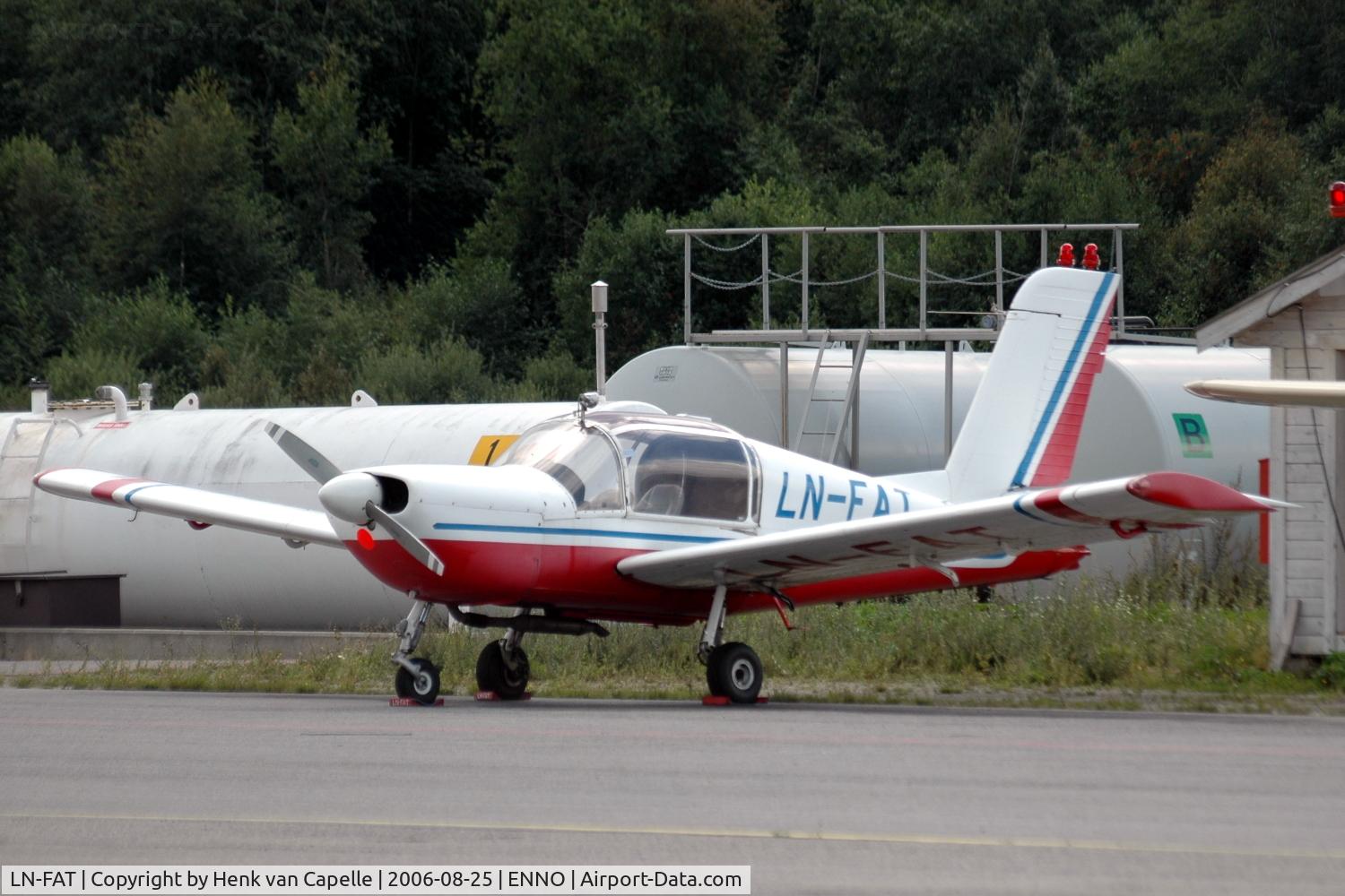 LN-FAT, Socata MS-893 Rallye 180T C/N 2972, Rallye 180T of the Oslo Seilflyklubb parked at Notudden airfield, Norway.