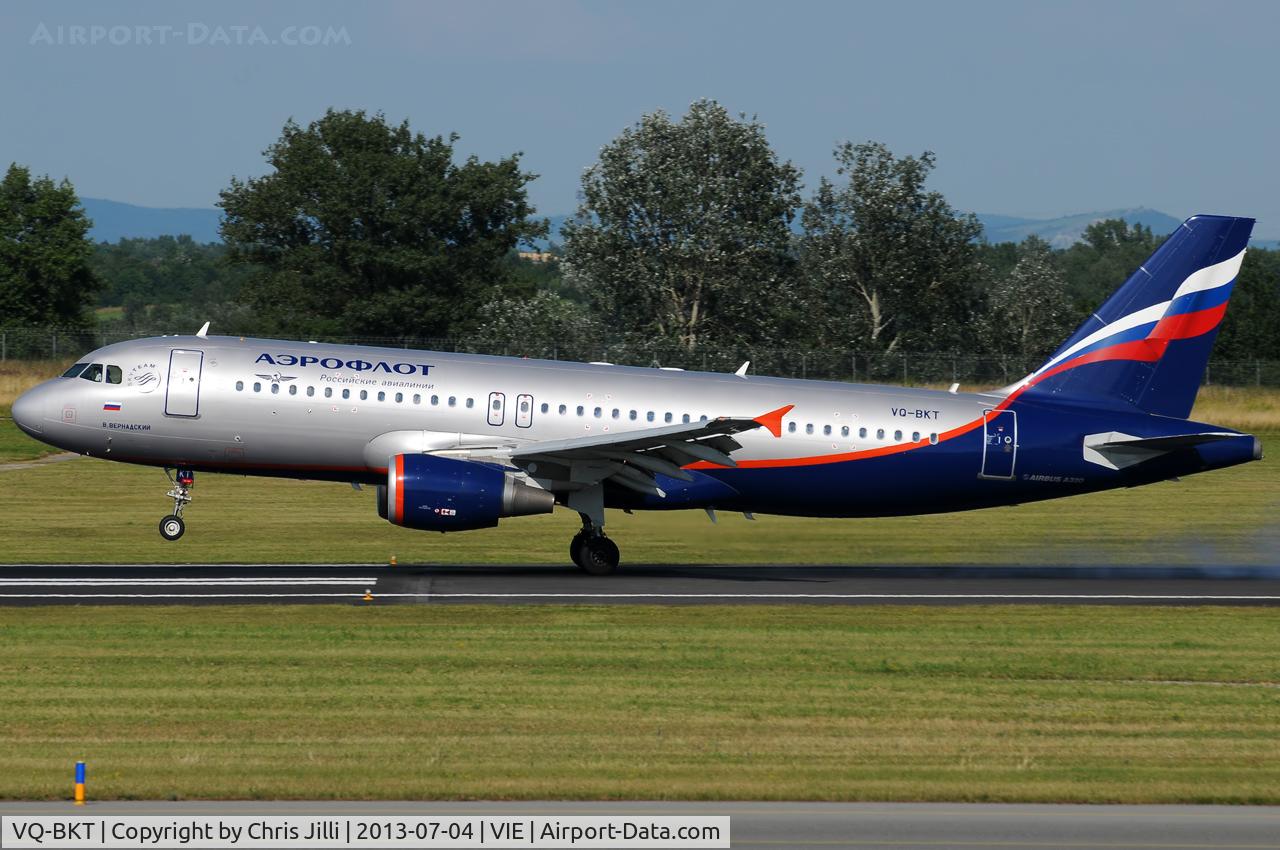 VQ-BKT, 2011 Airbus A320-214 C/N 4712, Aeroflot