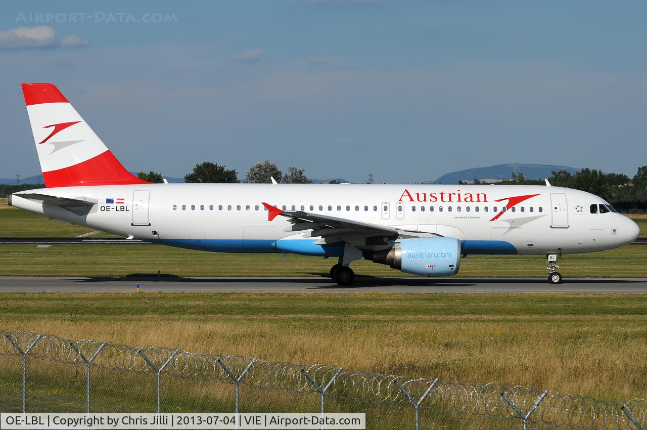 OE-LBL, 2003 Airbus A320-214 C/N 2009, Austrian Airlines