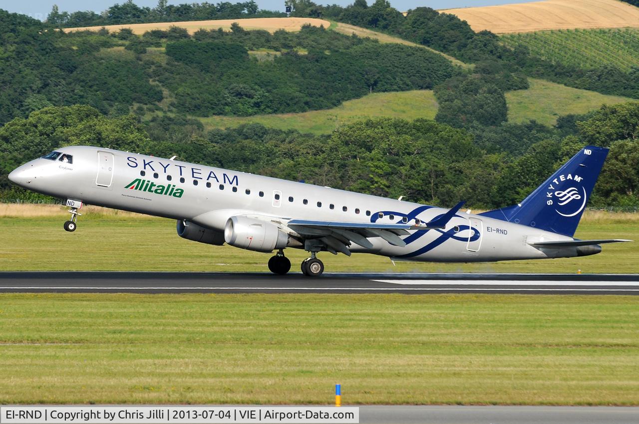 EI-RND, 2012 Embraer 190LR (ERJ-190-100LR) C/N 19000512, Alitalia
