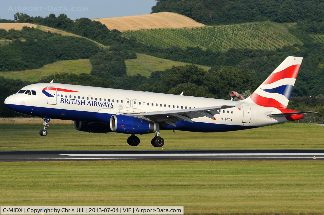 G-MIDX, 2000 Airbus A320-232 C/N 1177, British Airways