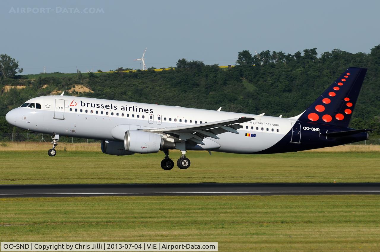 OO-SND, 2002 Airbus A320-214 C/N 1838, Brussels Airlines