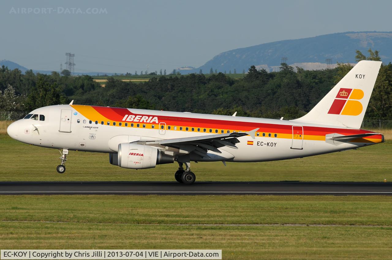 EC-KOY, 2008 Airbus A319-111 C/N 3443, Iberia