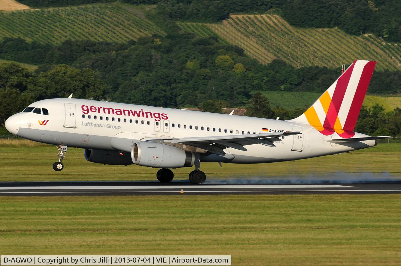 D-AGWO, 2009 Airbus A319-132 C/N 4166, Germanwings