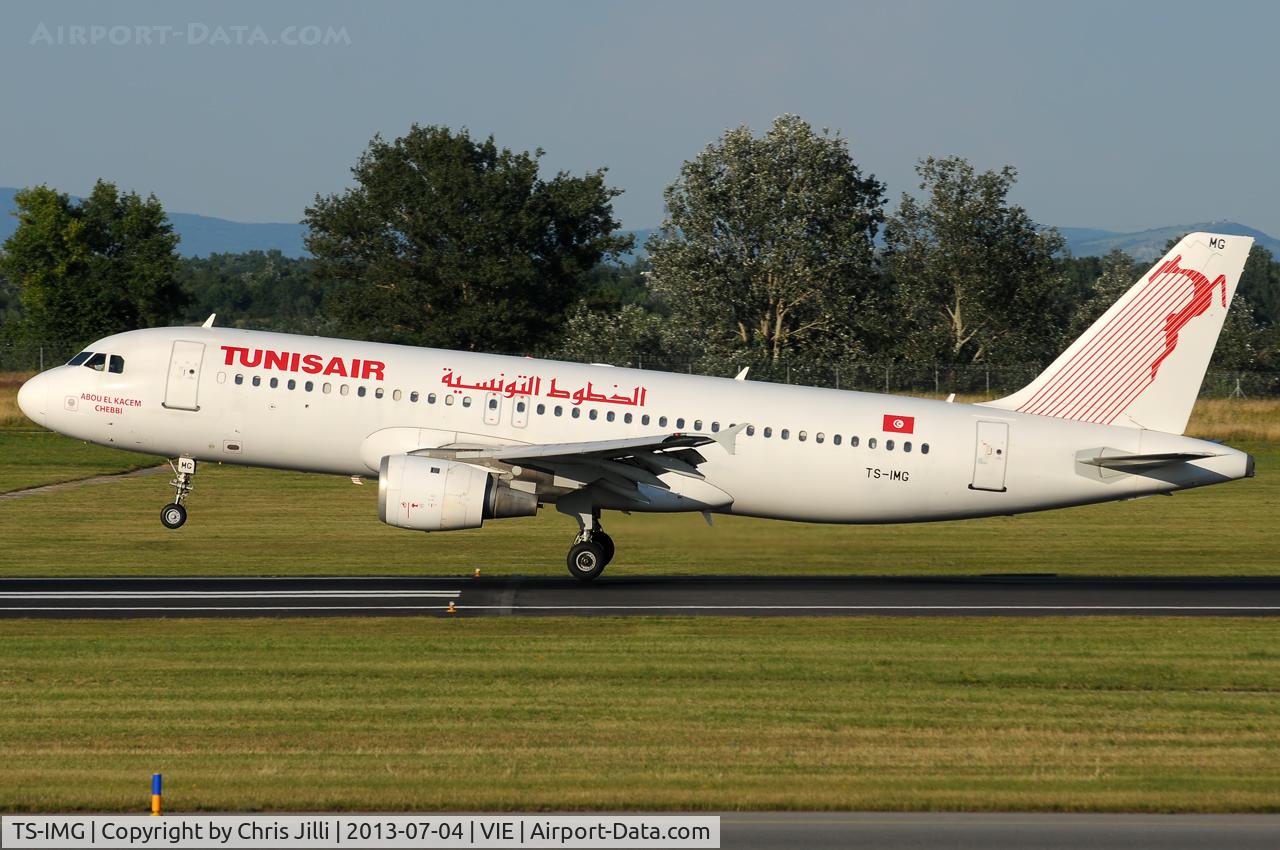 TS-IMG, 1992 Airbus A320-211 C/N 0390, Tunisair