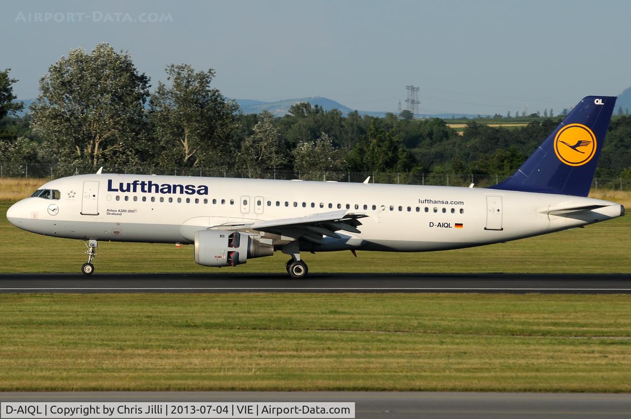 D-AIQL, 1991 Airbus A320-211 C/N 0267, Lufthansa
