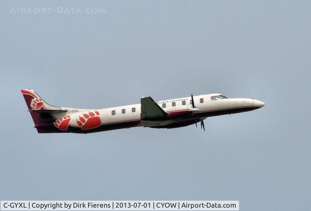 C-GYXL, 1988 Fairchild SA-227AC Metro III C/N AC-725B, Leaving Ottawa from rwy 7.