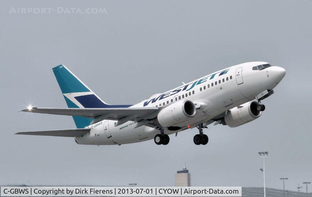 C-GBWS, 2006 Boeing 737-6CT C/N 34288, Mid morning run to Toronto.