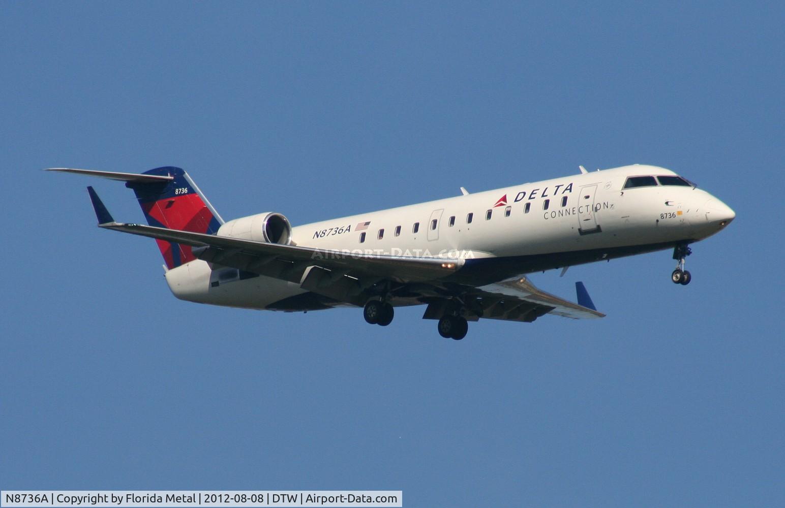 N8736A, 2003 Canadair CRJ-440 (CL-600-2B19) Regional Jet C/N 7736, Delta Connection CRJ-200