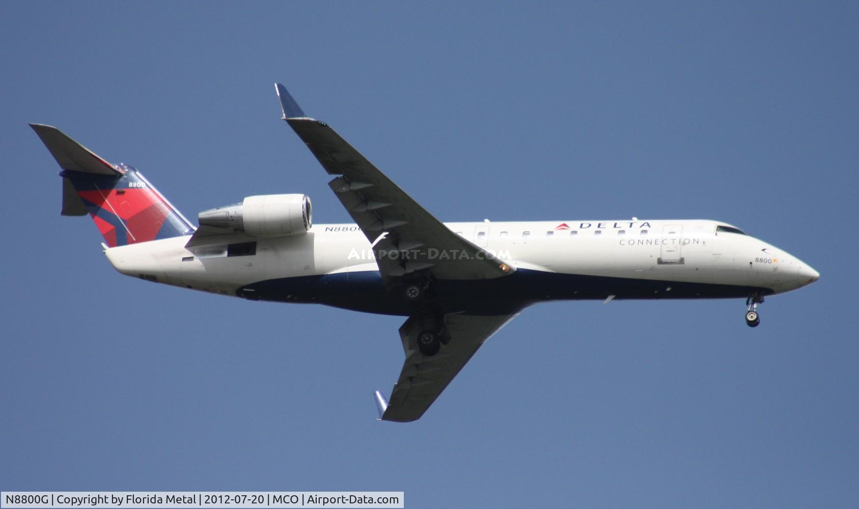 N8800G, 2003 Canadair CRJ-440 (CL-600-2B19) Regional Jet C/N 7800, Delta Connection CRJ-200