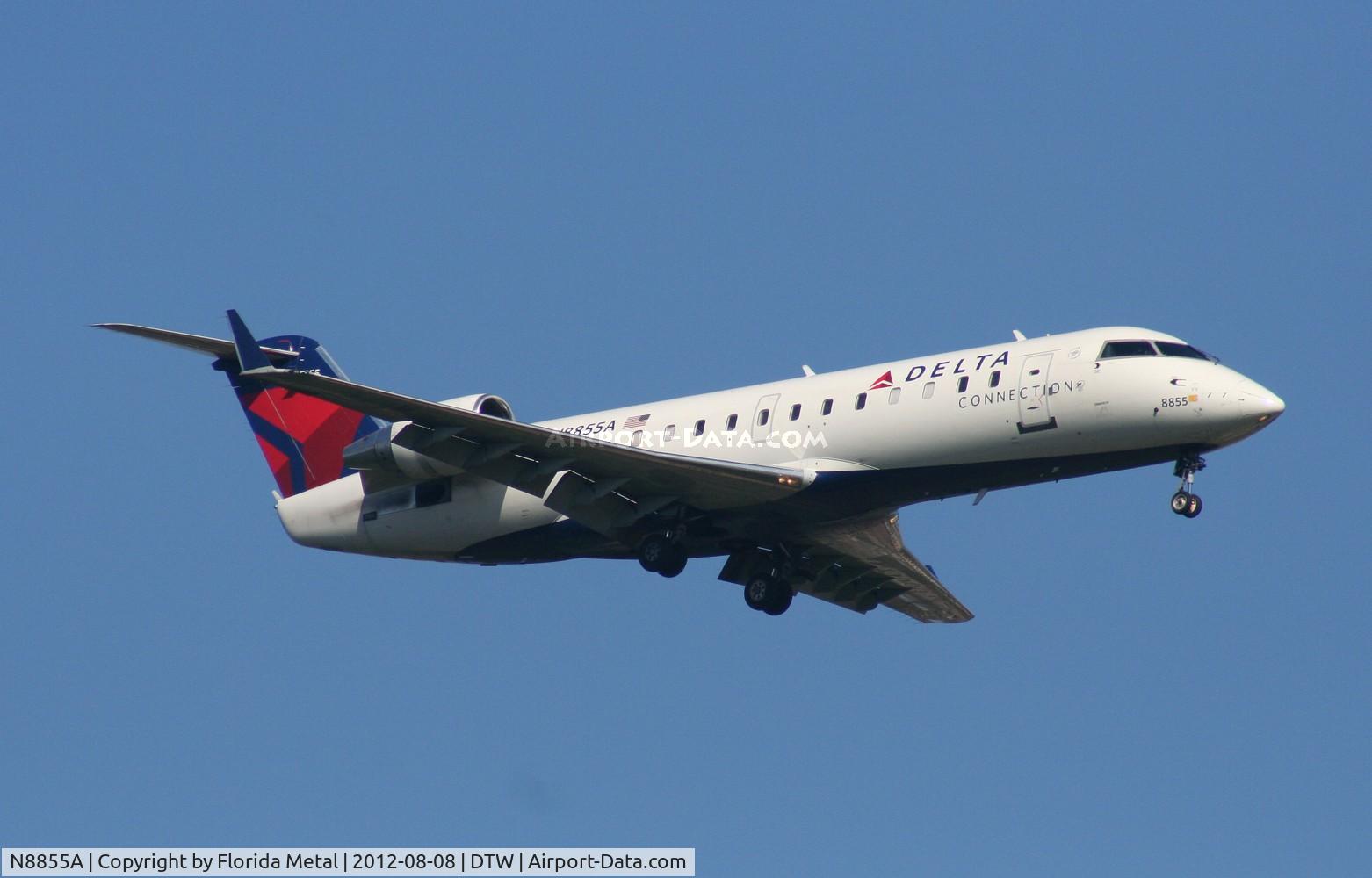 N8855A, 2003 Canadair CRJ-440 (CL-600-2B19) Regional Jet C/N 7855, Delta Connection CRJ-200