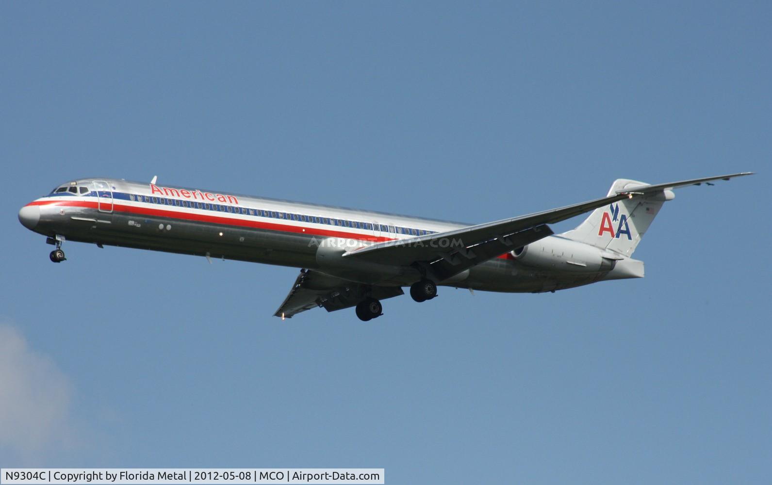 N9304C, 1987 McDonnell Douglas MD-83 (DC-9-83) C/N 49530, American MD-83