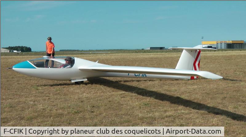 F-CFIK, Grob G-102S Standard Astir II C/N 5036S, F-CFIK at LFAQ airport, north of France
