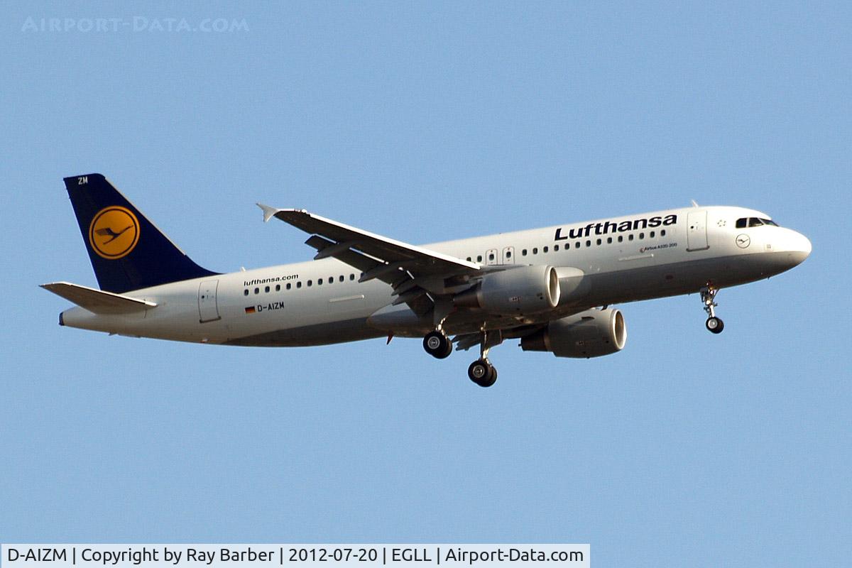 D-AIZM, 2012 Airbus A320-214 C/N 5203, Airbus A320-214 [5203] (Lufthansa) Home~G 20/07/2012