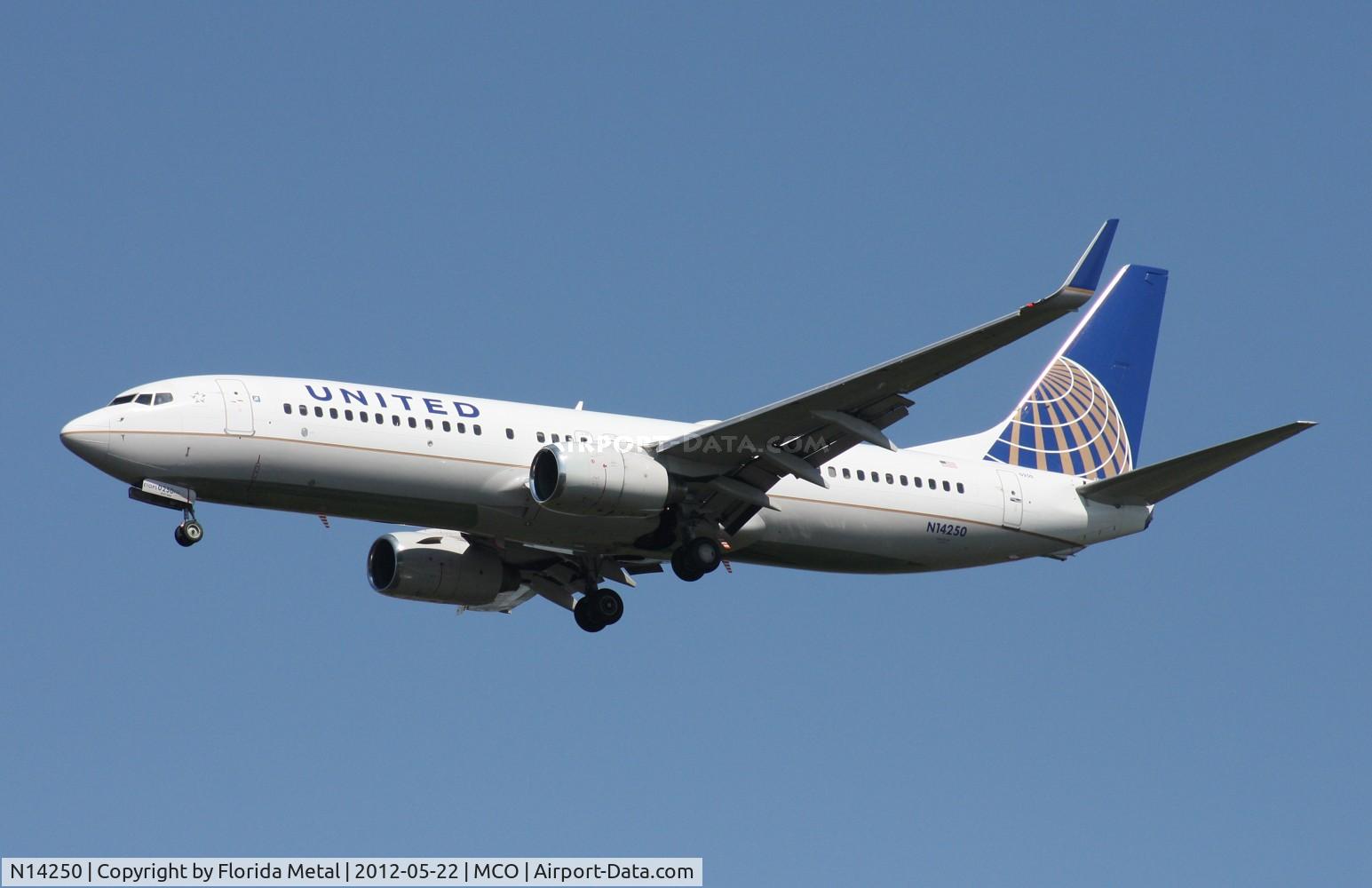 N14250, 1999 Boeing 737-824 C/N 28957, United 737-800