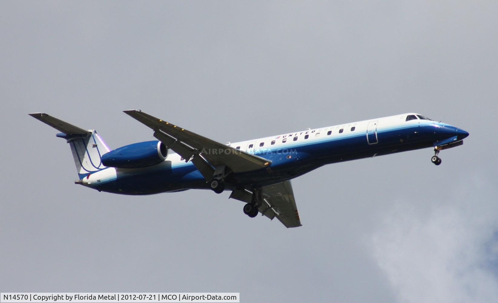N14570, 2002 Embraer ERJ-145LR (EMB-145LR) C/N 145632, United Embraer 145