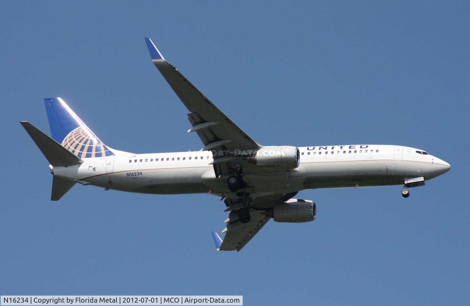 N16234, 1999 Boeing 737-824 C/N 28946, United 737-800