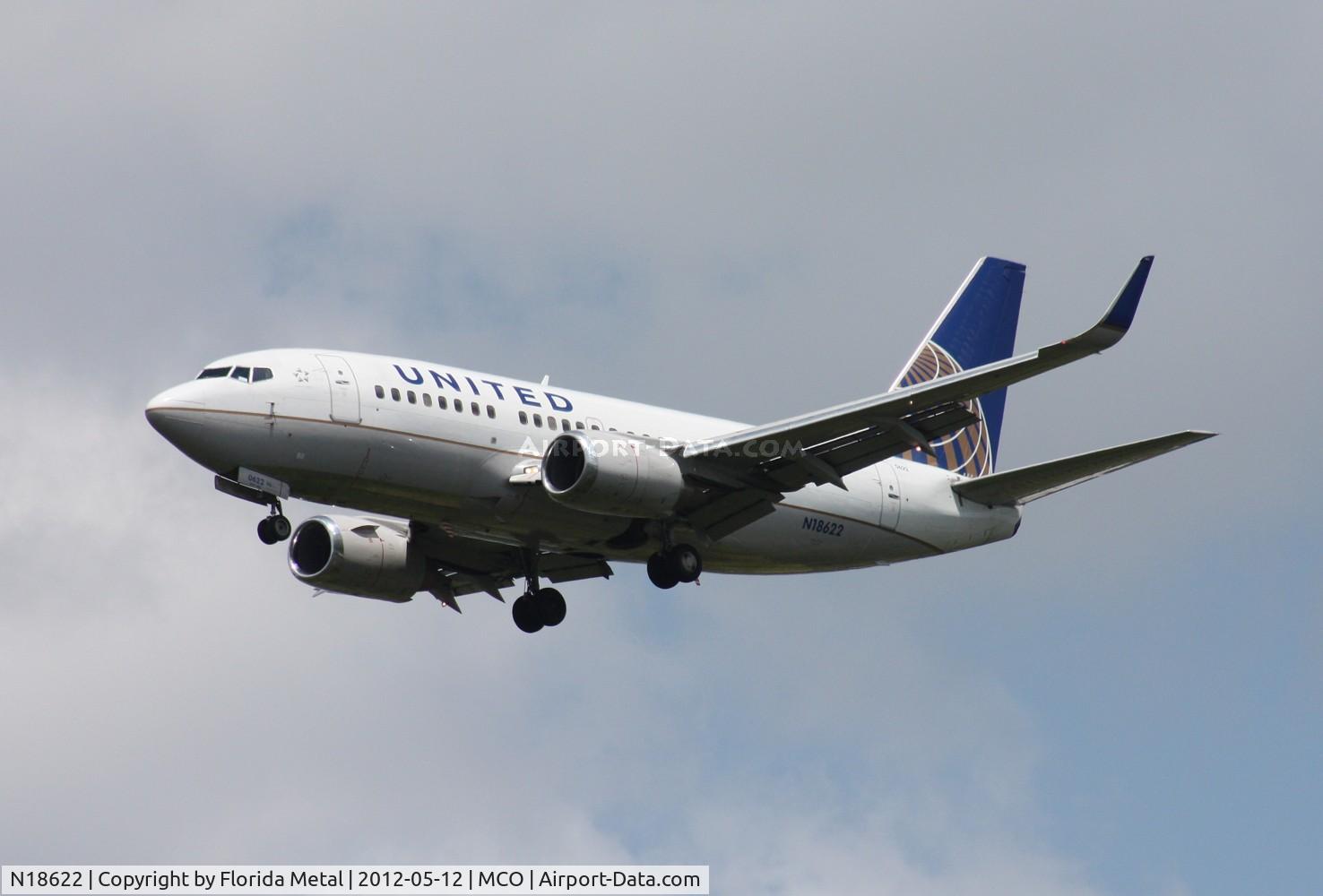 N18622, 1994 Boeing 737-524 C/N 27526, United 737-500