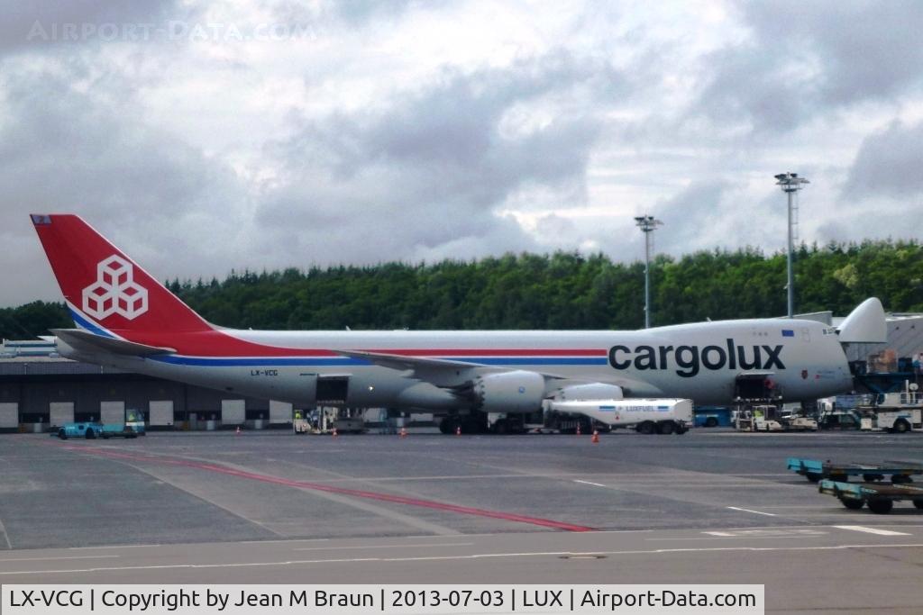 LX-VCG, 2012 Boeing 747-8R7F C/N 35812, Cargolux first cargo airline to put B747-800F in service.