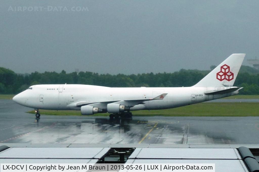 LX-DCV, 1990 Boeing 747-4B5F/SCD C/N 24619, Cargolux escaped unfriendly take over attempts by Qatar Airways. Qatar's ex Swissair shares were taken over by Luxembourg Gov. after all sensible talks with Qatar failed.