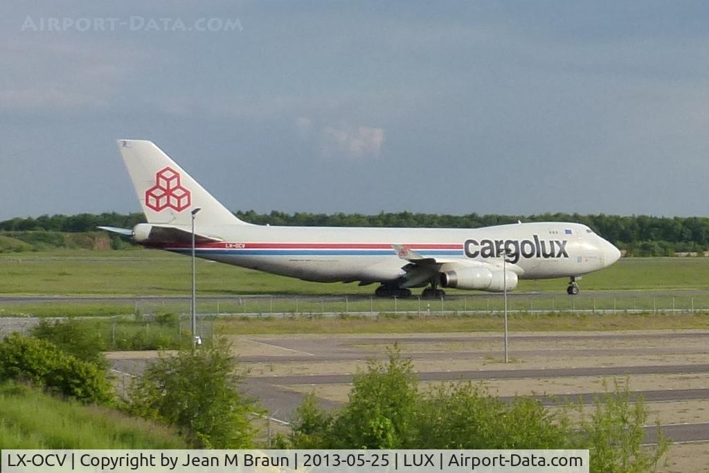 LX-OCV, 1999 Boeing 747-4R7F/SCD C/N 29731, Taxiing to runway for take off