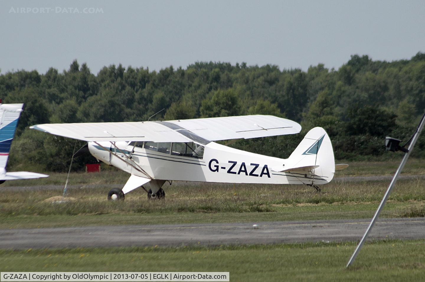 G-ZAZA, 1952 Piper L-18C Super Cub (PA-18-95) C/N 18-2041, Parked