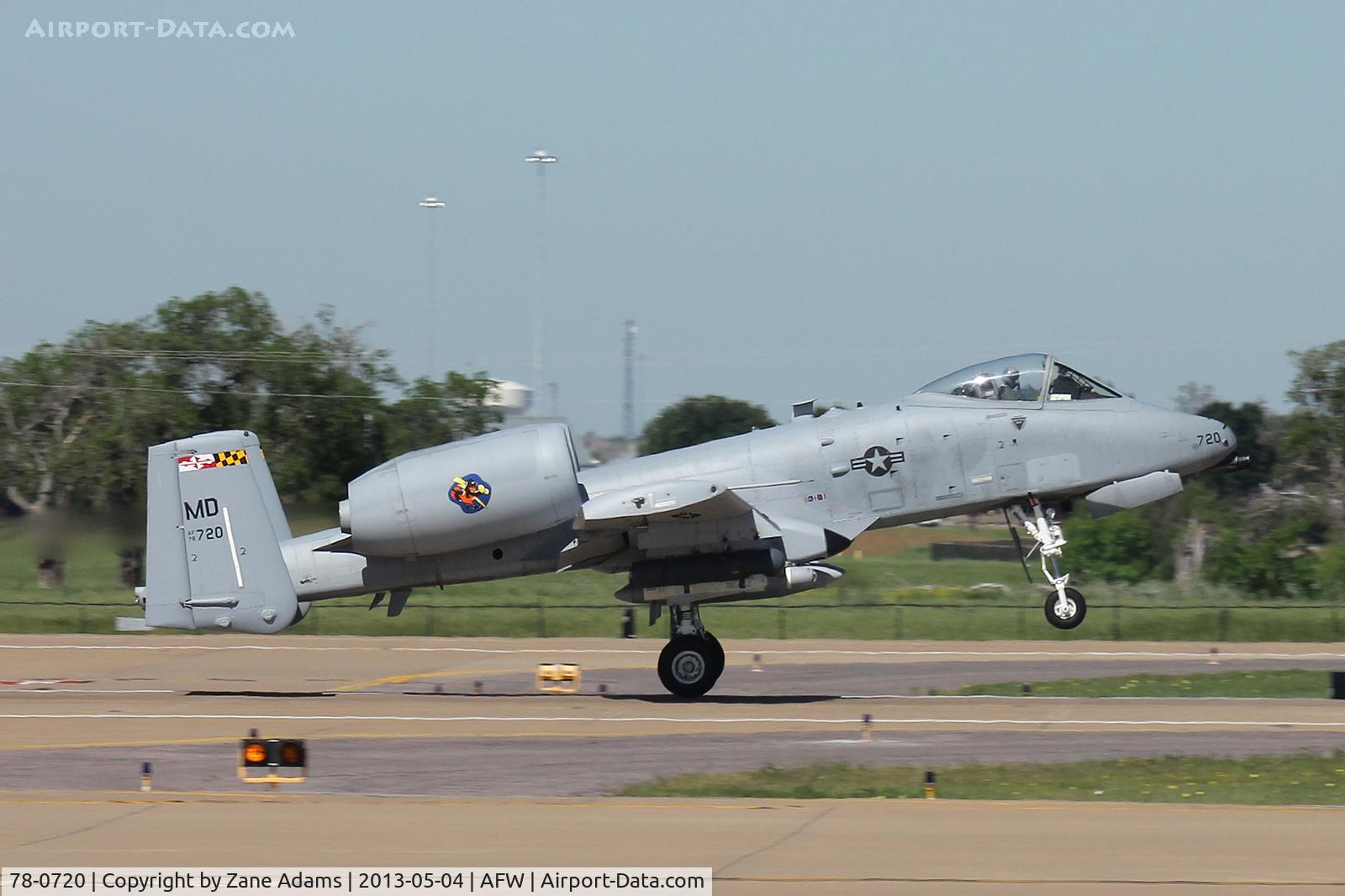 78-0720, 1978 Fairchild Republic A-10C Thunderbolt II C/N A10-0341, At Alliance Airport - Fort Worth, TX