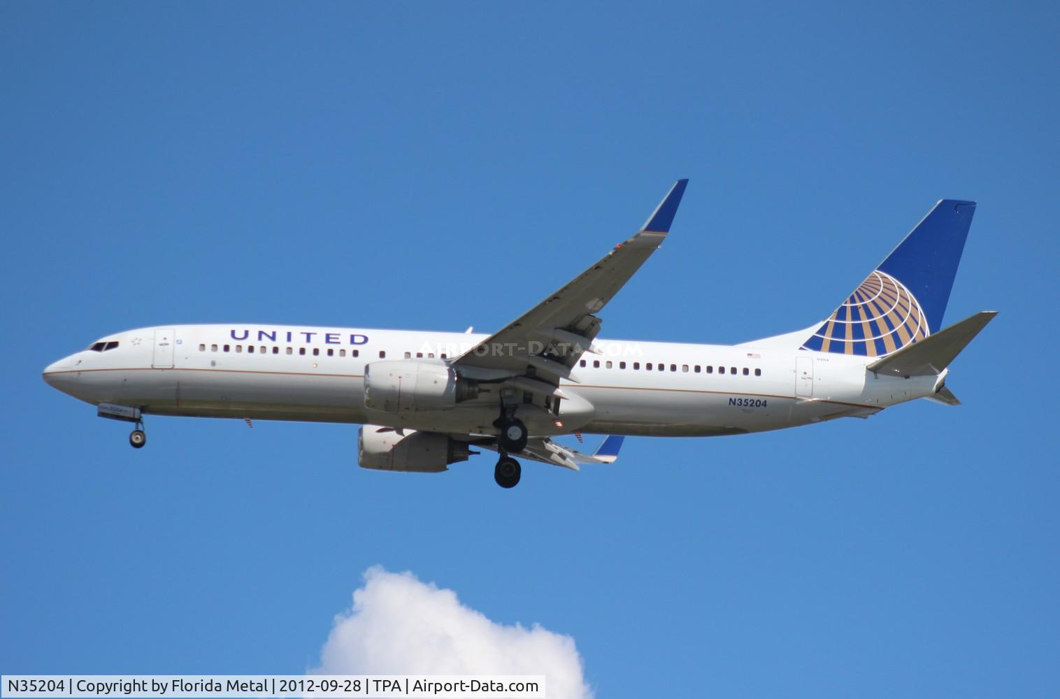 N35204, 2000 Boeing 737-824 C/N 30576, United 737-800