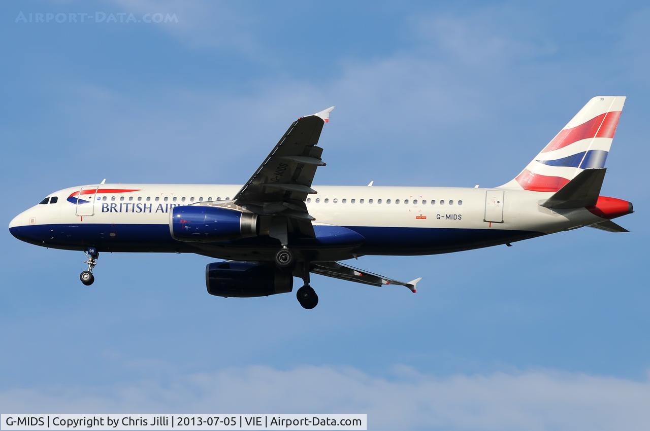 G-MIDS, 2001 Airbus A320-232 C/N 1424, British Airways