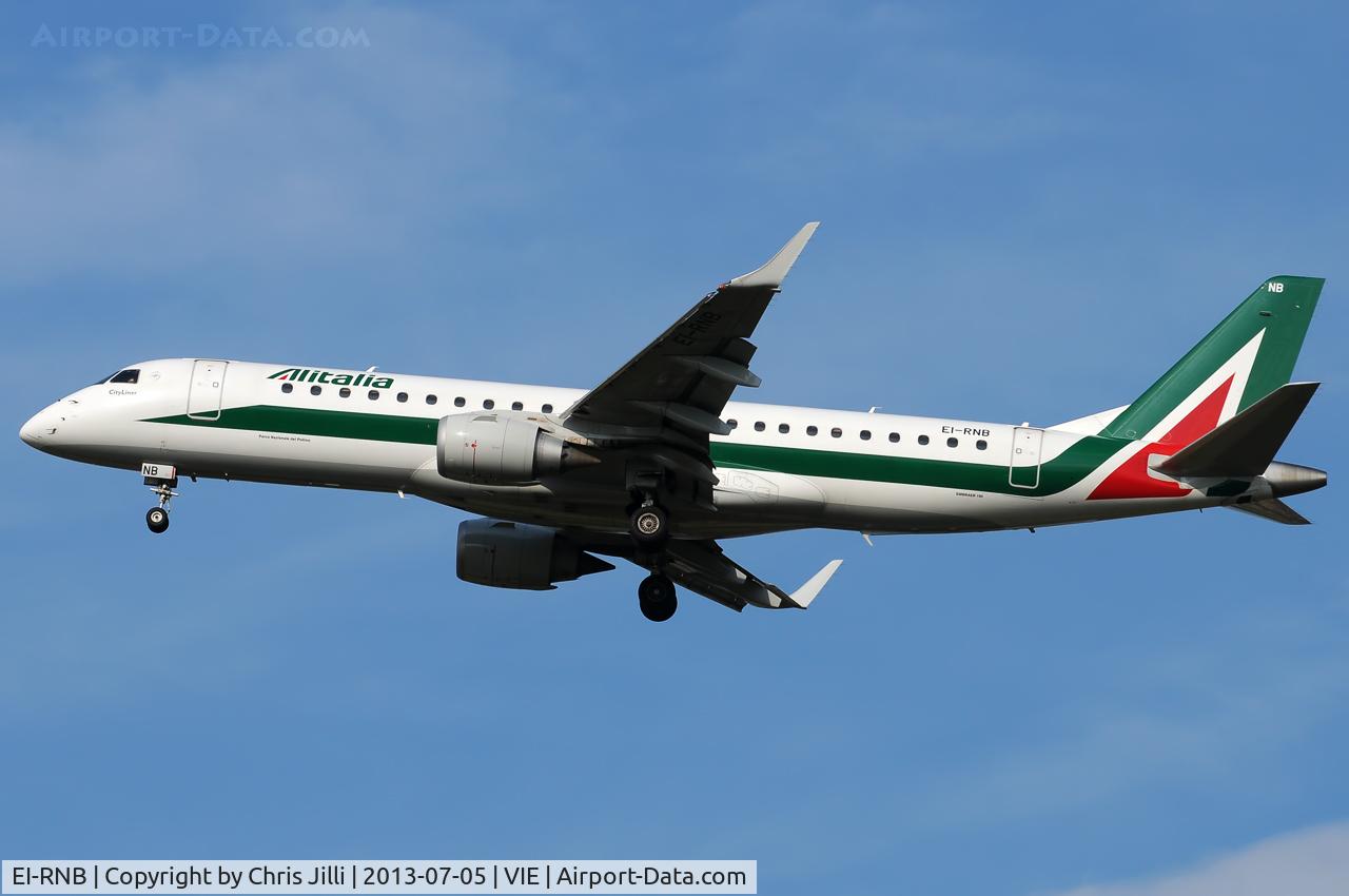 EI-RNB, 2011 Embraer 190LR (ERJ-190-100LR) C/N 19000479, Alitalia
