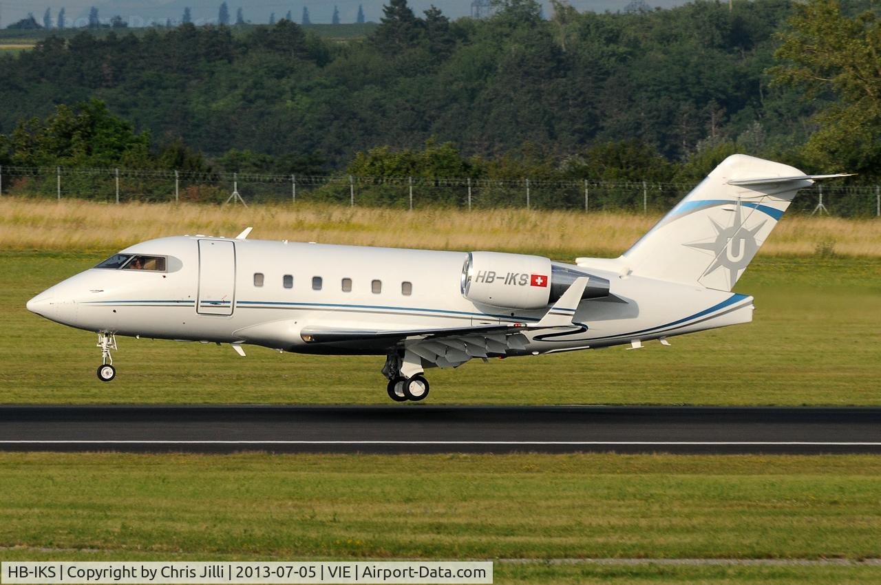 HB-IKS, 1989 Canadair Challenger 601-3A (CL-600-2B16) C/N 5042, Private