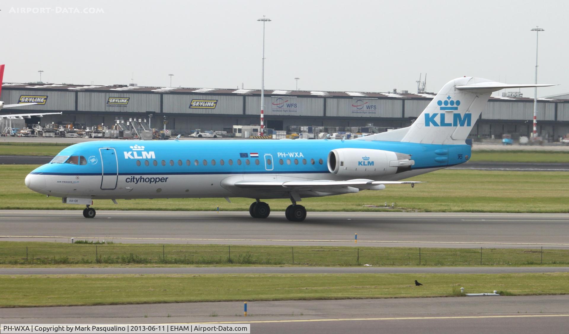 PH-WXA, 1996 Fokker 70 (F-28-0070) C/N 11570, Fokker 70