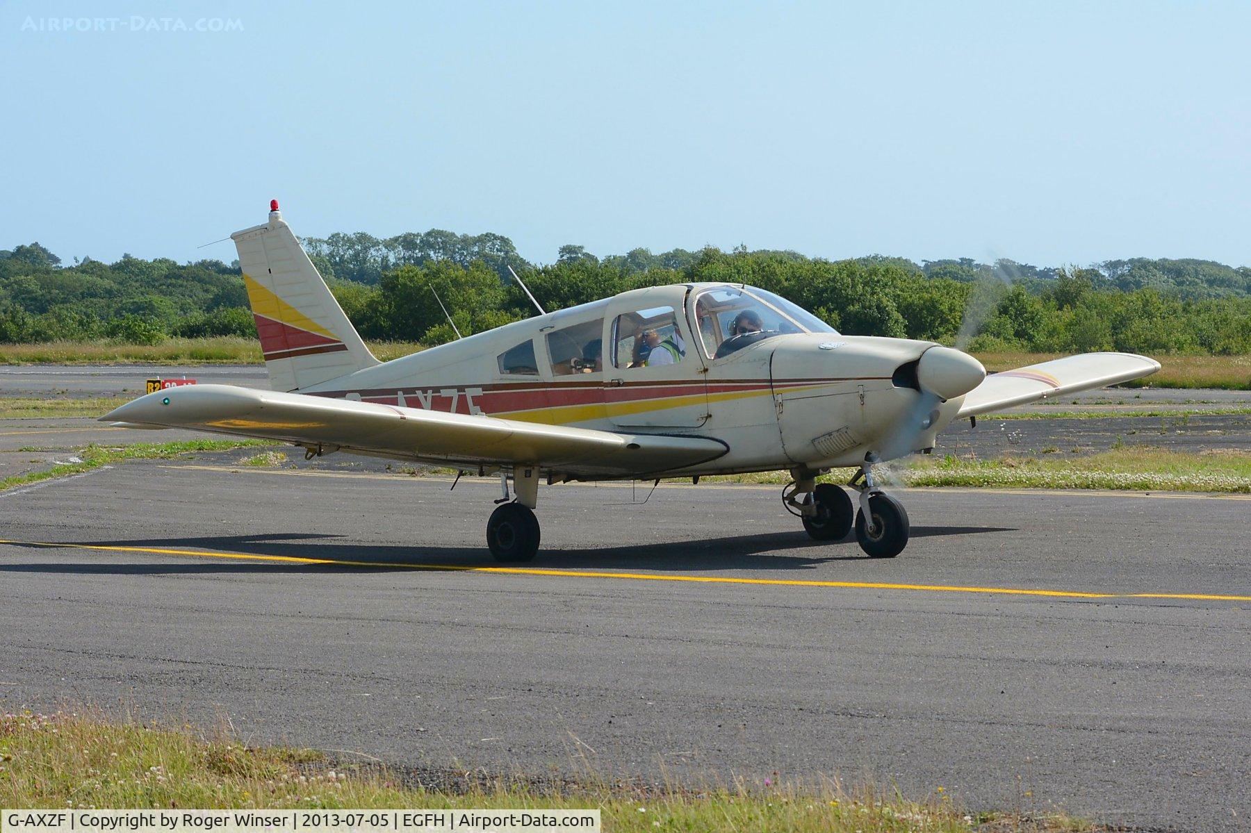 G-AXZF, 1970 Piper PA-28-180 Cherokee E C/N 28-5688, Resident Piper Cherokee operated by Cambrian Flying Club.