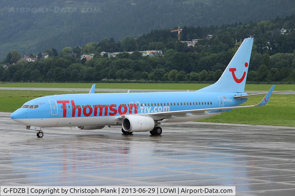 G-FDZB, 2007 Boeing 737-8K5 C/N 35131, Still wearing the old CS